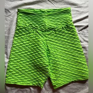 Vibrant Green Women's Bike Shorts